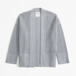 Abercrombie & Fitch || Mesh Stitch Non-closure Cardigan (M)